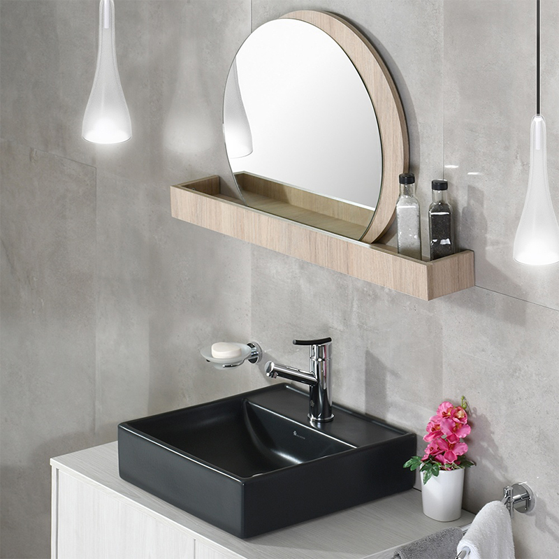 Lavabo Vessel Mozart Negro Grafito
