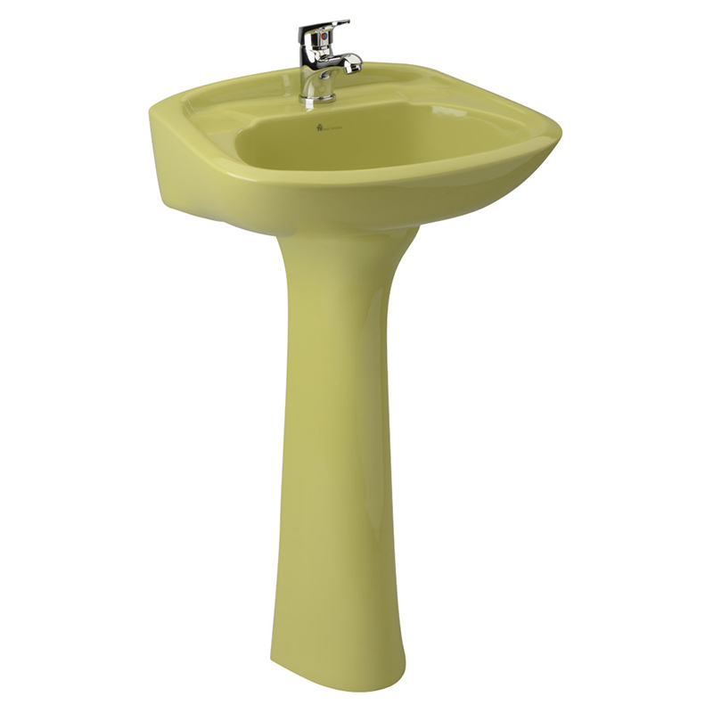 Lavabo Ferrara Verde con Pedestal
