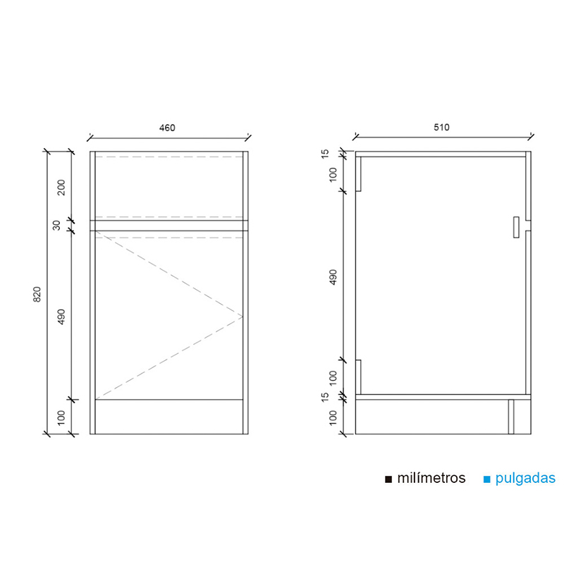 Mueble para Lavarropa Eco Blanco FV