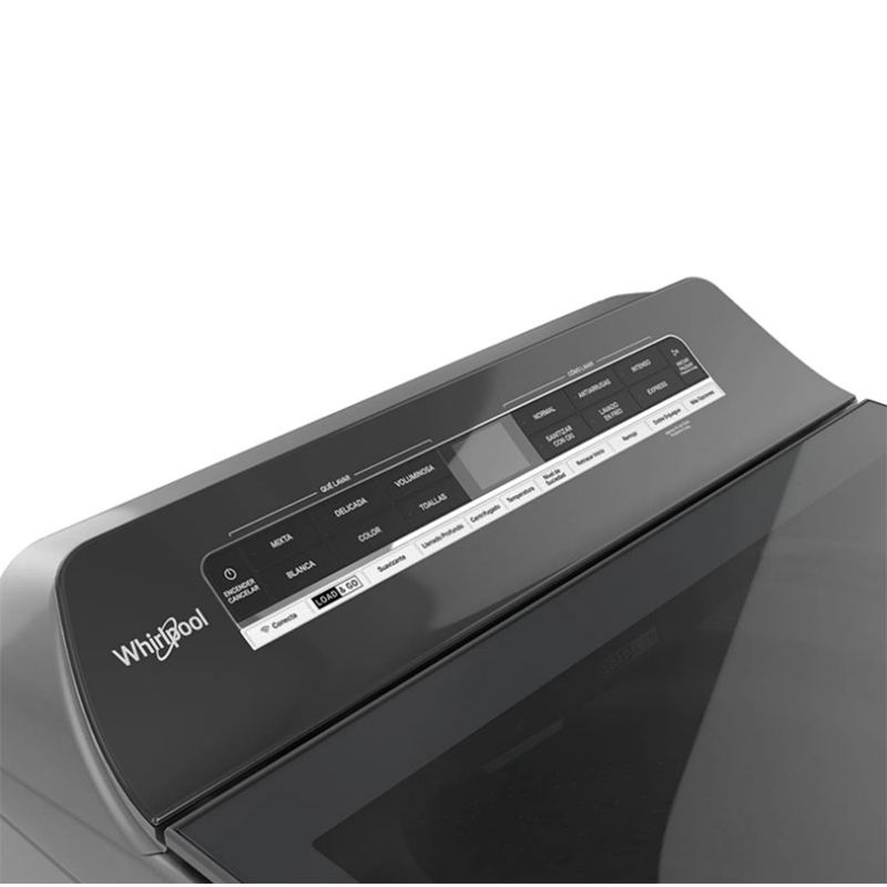 Lavadora Inteligente Wifi Connect 28Kg Silver Whirlpool