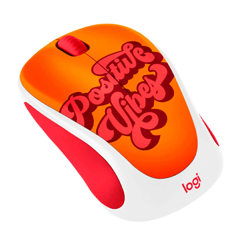 MOUSE LOGITECH INALAMBRICO M317C POSITIVE VIBES USB