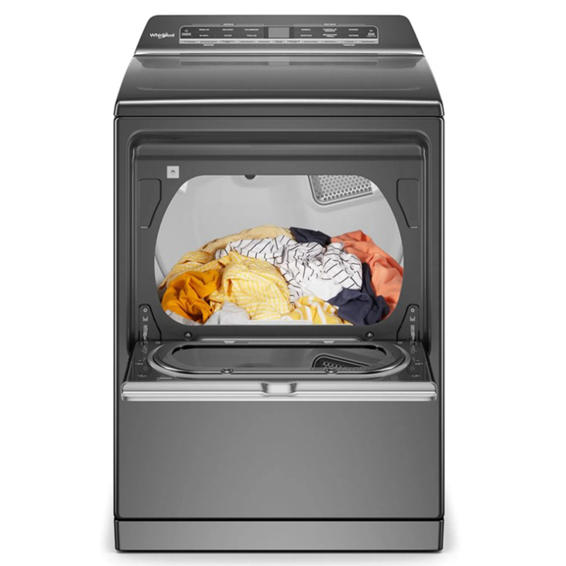 Secadora a Gas Wifi Connected  28 Kg Silver Whirlpool