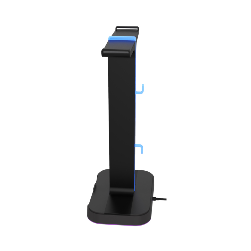 SOPORTE PARA AUDIFONOS XTECH INCLUYE 2 PUERTOS USB - RGB