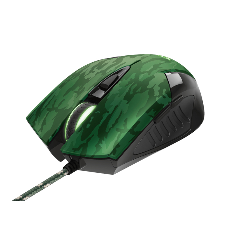 COMBO GAMING TRUST 23611 / RIXA / MOUSE 6 BOTONES (800-3200DPI) & PAD MOUSE 22 X 30CM / CAMUFLAJE