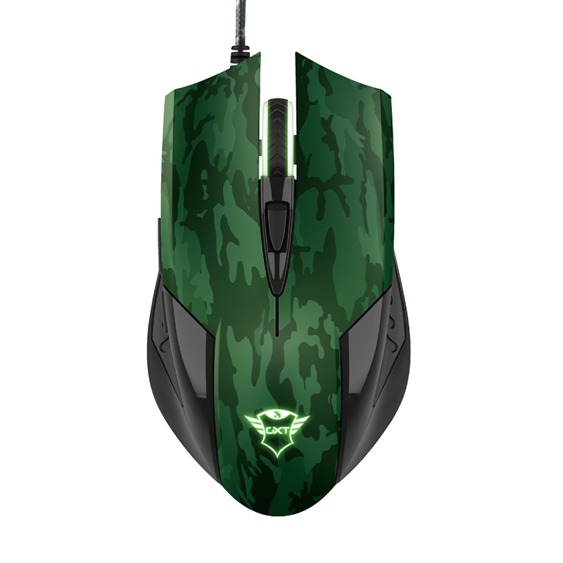 COMBO GAMING TRUST 23611 / RIXA / MOUSE 6 BOTONES (800-3200DPI) & PAD MOUSE 22 X 30CM / CAMUFLAJE