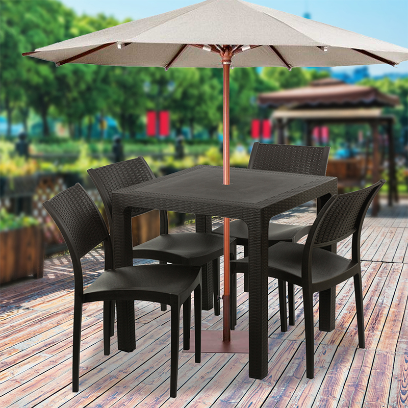 Mesa Rattan Verona Wengue