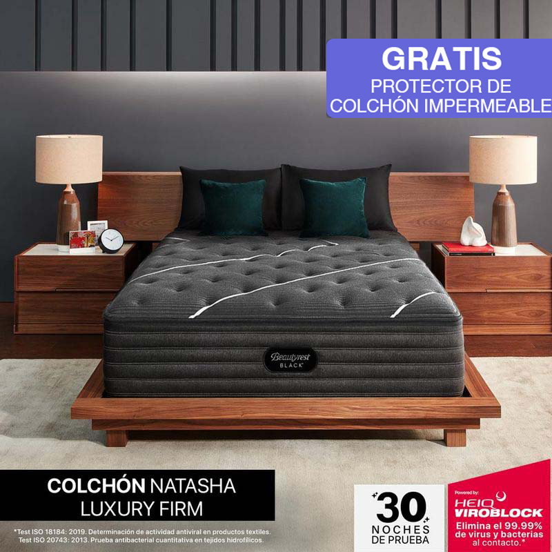 Colchón Natasha Luxury Firm Beautyrest 100x200cm Simmons
