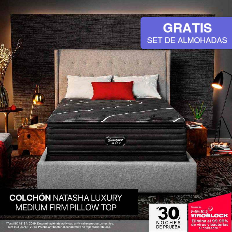 Colchón Natasha Luxury Medium Firm Pillow Top 100x200cm Simmons