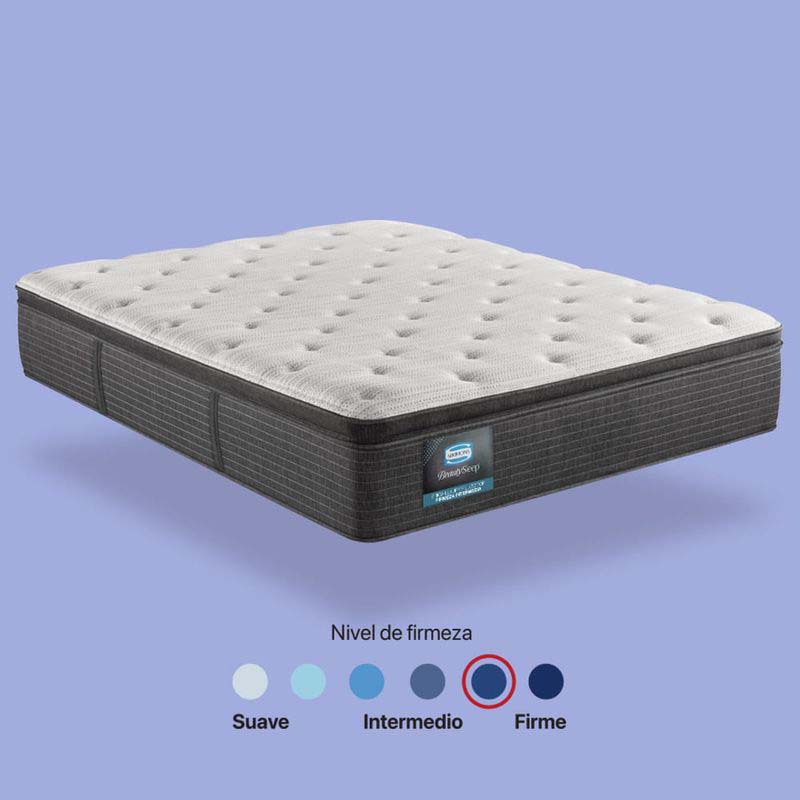 Colchón Erica Medium Firm Pillow Top Twin 100x200cm Simmons