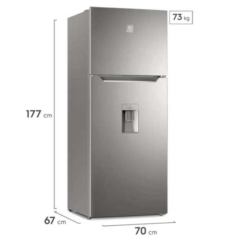 Refrigerador 422 Litros No Frost Top Mount Silver ERTS15K3HUS Electrolux