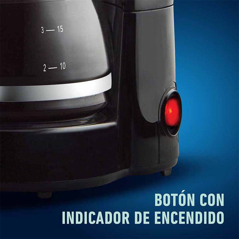 Cafetera 5 Tazas Filtro Permanente Oster