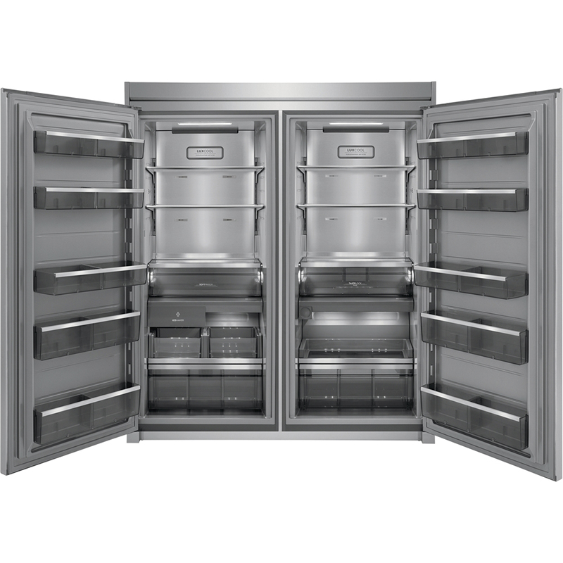 Combo Twin Congelador Refrigerador Trimkit Silver Electrolux 