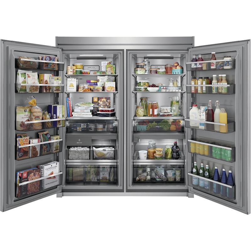 Combo Twin Congelador Refrigerador Trimkit Silver Electrolux 