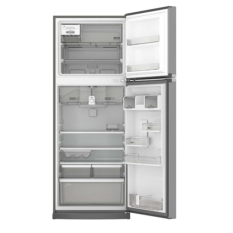Refrigerador 492 Litros Top Mount Xpert Inverter Acero Inoxidable Antifingerprint Whirlpool