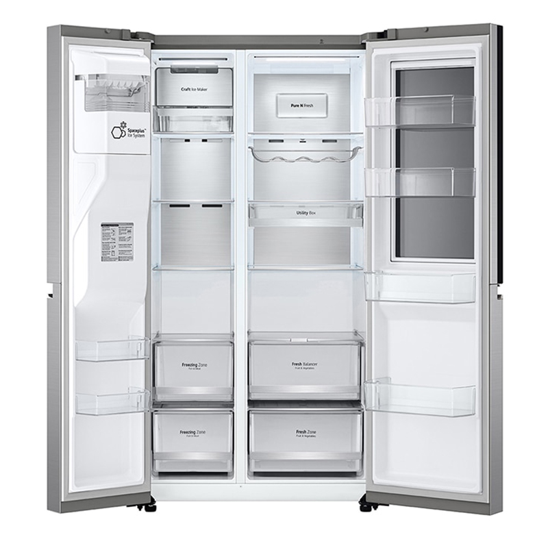 Refrigerador Side by Side de 672 Litros LS66SXNC con Dispensador LG