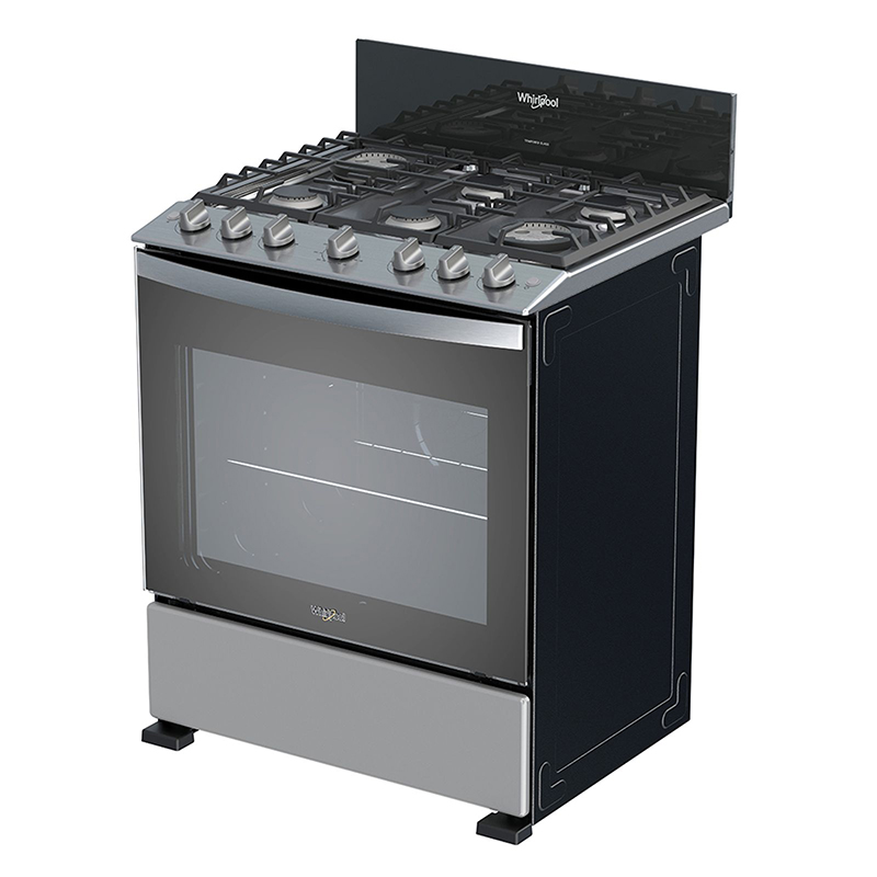 Cocina a Gas 6 Quemadores LWFR3320D Whirlpool