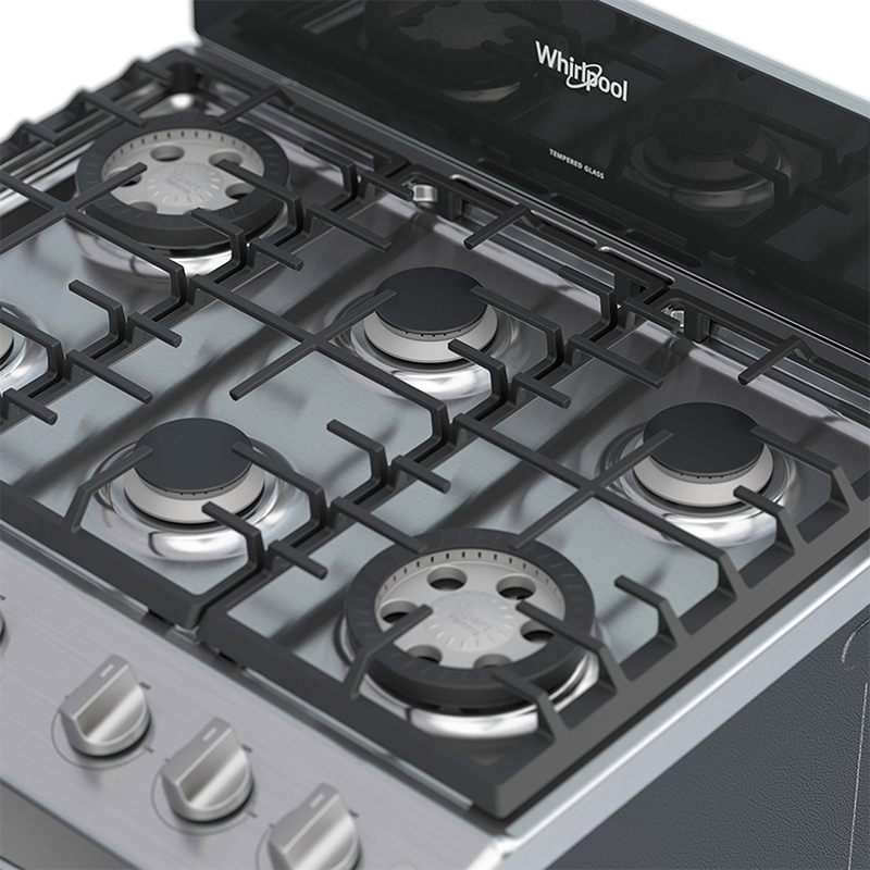 Cocina a Gas 6 Quemadores LWFR3320D Whirlpool