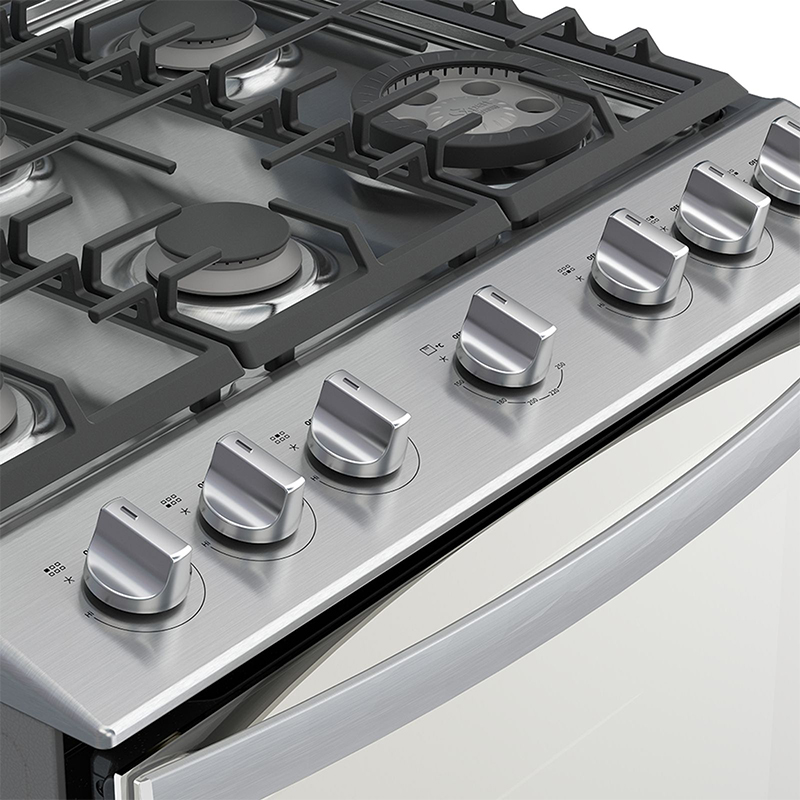 Cocina a Gas 6 Quemadores LWFR7210S Whirlpool