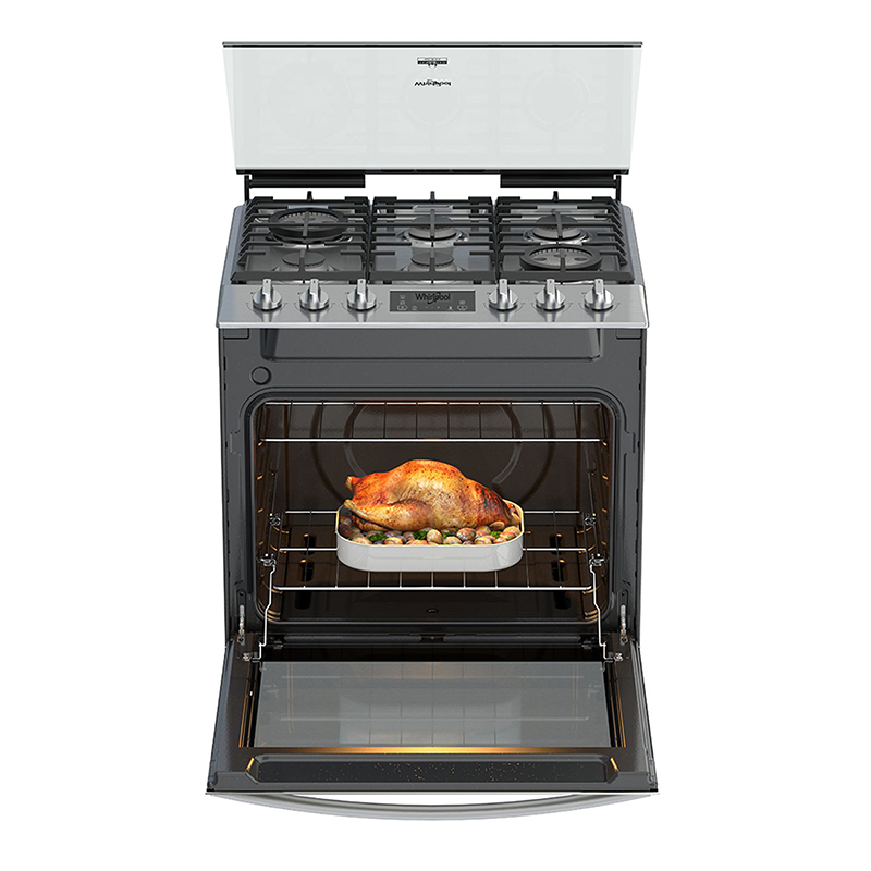 Cocina a Gas 6 Quemadores LWFR7320S Whirlpool