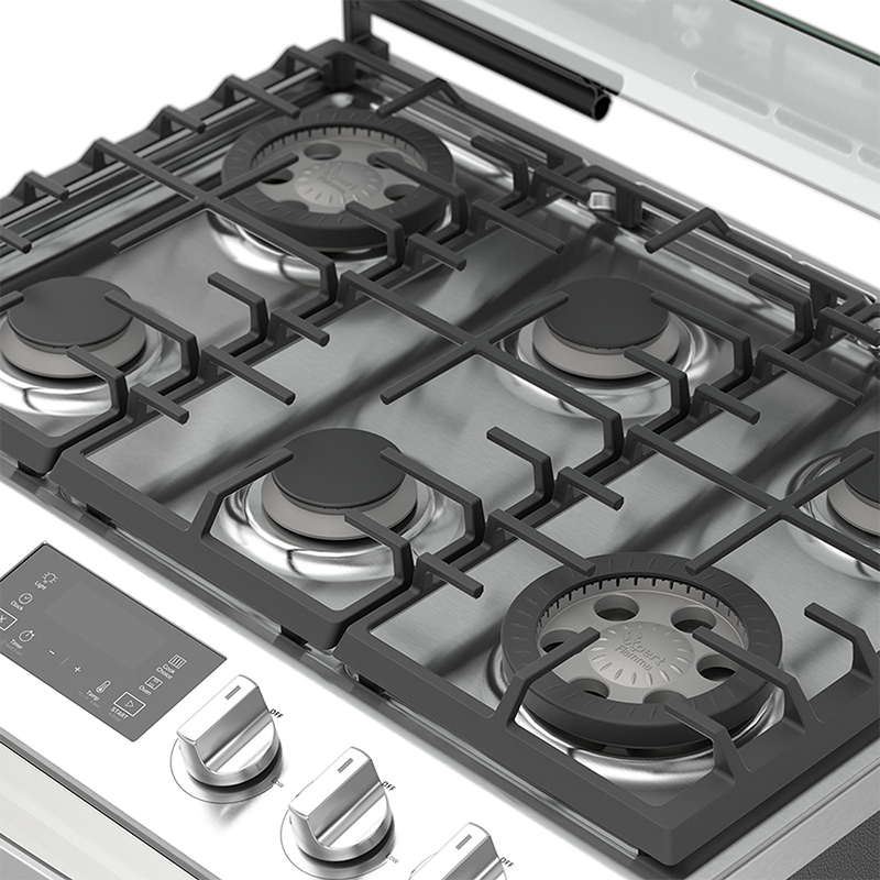 Cocina a Gas 6 Quemadores LWFR7410S Whirlpool