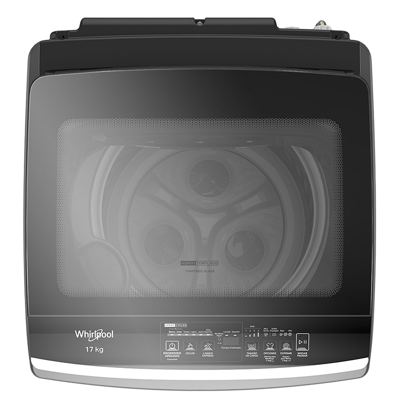 Lavadora  17Kg Negra de Carga Superior  WW17KTAHLA Whirlpool 