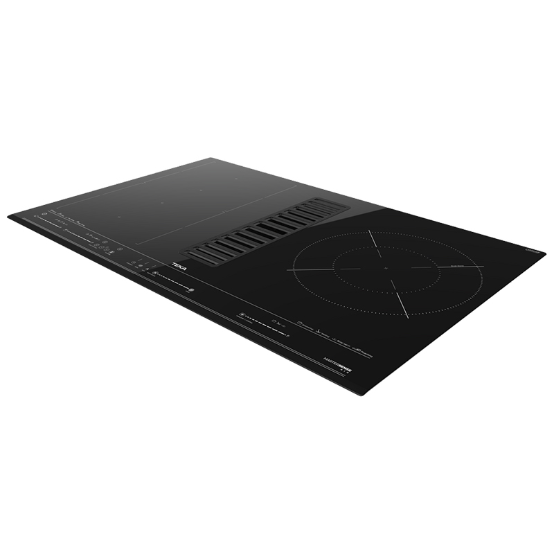 Cocina de  Inducción FullFlex con Campana Integrada y Zona Paellera Incluye Ollas y Kit de Ducto Teka