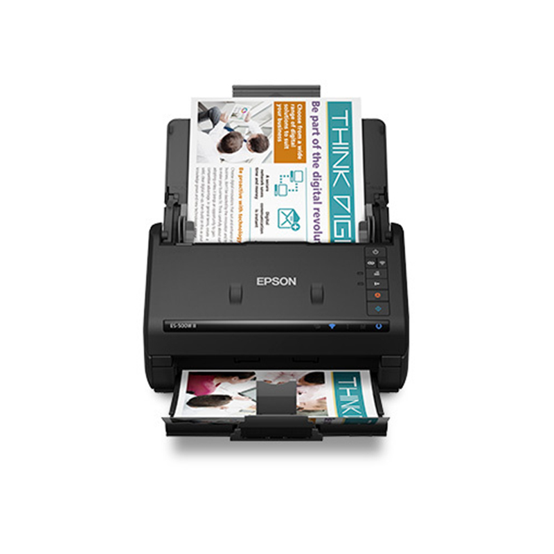 SCANNER EPSON ES-500WII WIFI DUPLEX 35PPM /70 IMP ADF 50 HOJAS CICLO DIARIO 4.000 PAGS