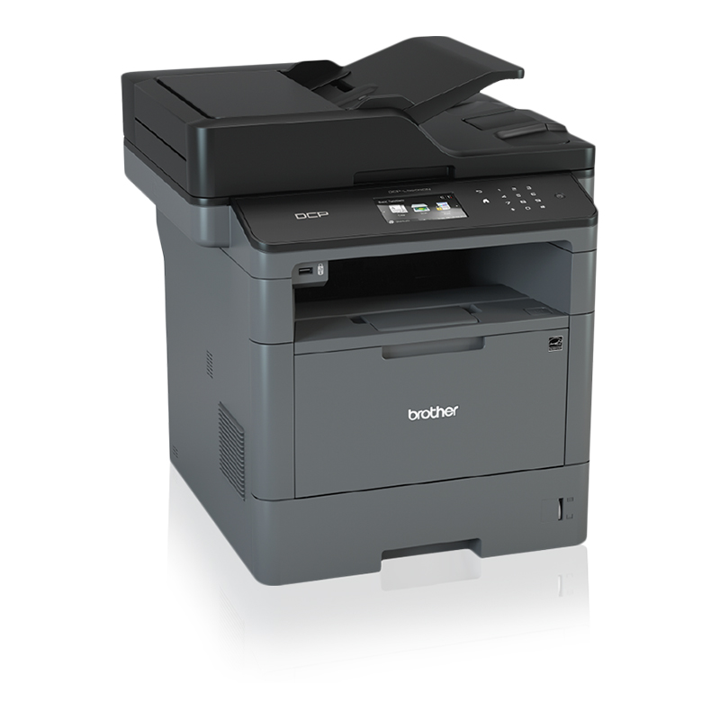 IMPRESORA MULTIFUNCION BROTHER LASER MONOCROMATICA DCP-L5500DN 42PPM DUPLEX WIFI RED