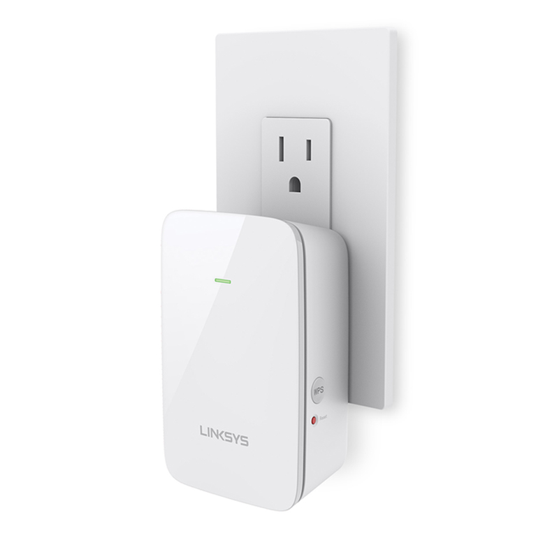 EXTENSOR DE RANGO LINKSYS AC1200 WIFI HASTA 1.2 GBPS  2.4GHz 5GHz