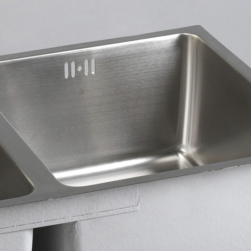 Fregadero de Cocina Acero 2 Pozos BL-982 FV