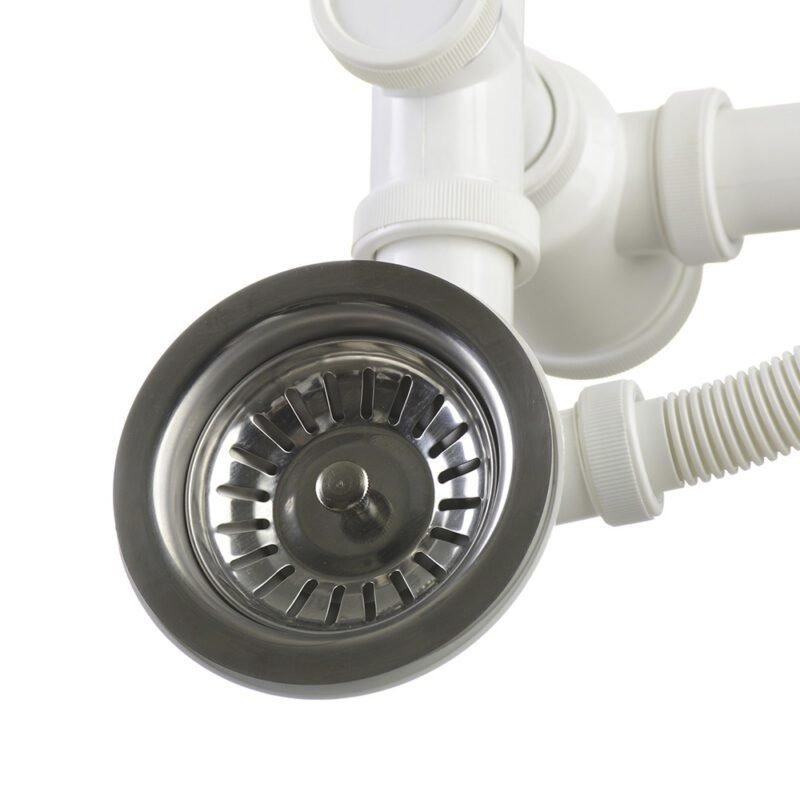 Fregadero de Cocina Acero 2 Pozos BL-982 FV