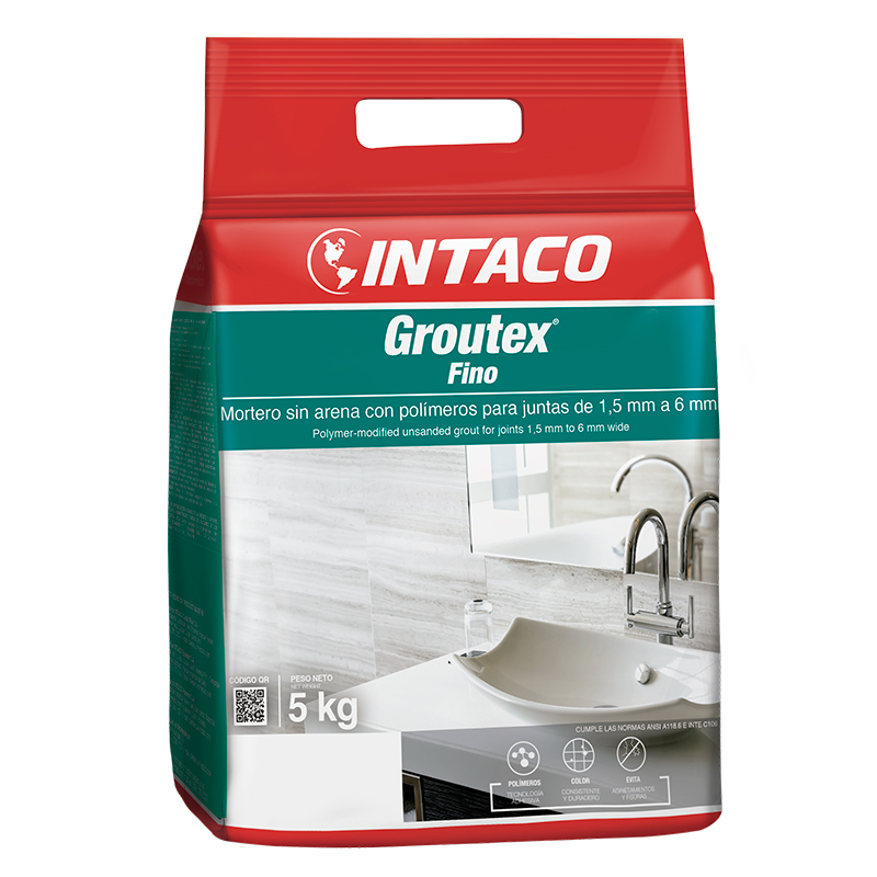 Groutex Fino Almendra 5kg Intaco