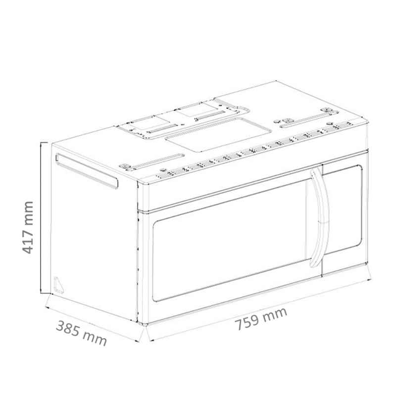 Microondas de 17 Litros EMDO17S3GSEUW Electrolux  Almacenes Boyacá  .:variedad y calidad que impresionan:.