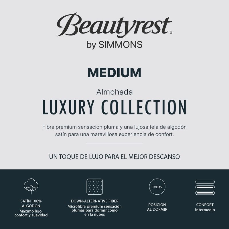 Almohada Luxury Collection Medium 80x50cm