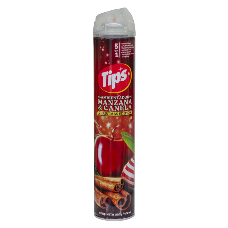 Ambientador Tips Manzana Canela 400ml