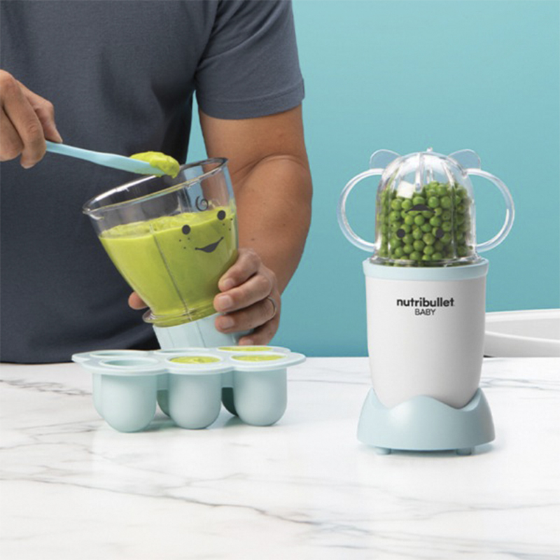 Licuadora Nutribullet Baby 20pcs 200w Plástico Color Celeste