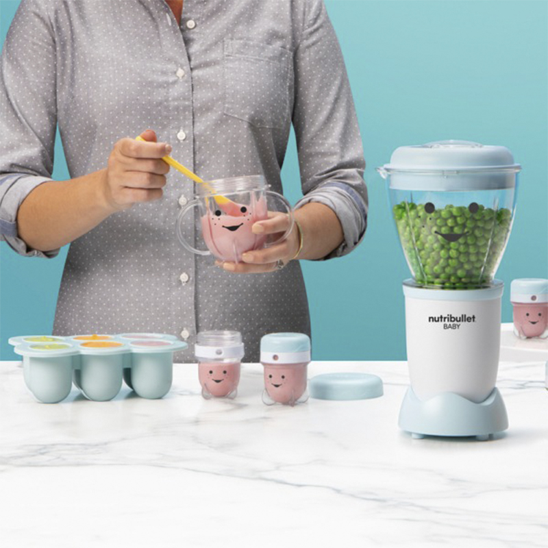 Licuadora Nutribullet Baby 20pcs 200w Plástico Color Celeste
