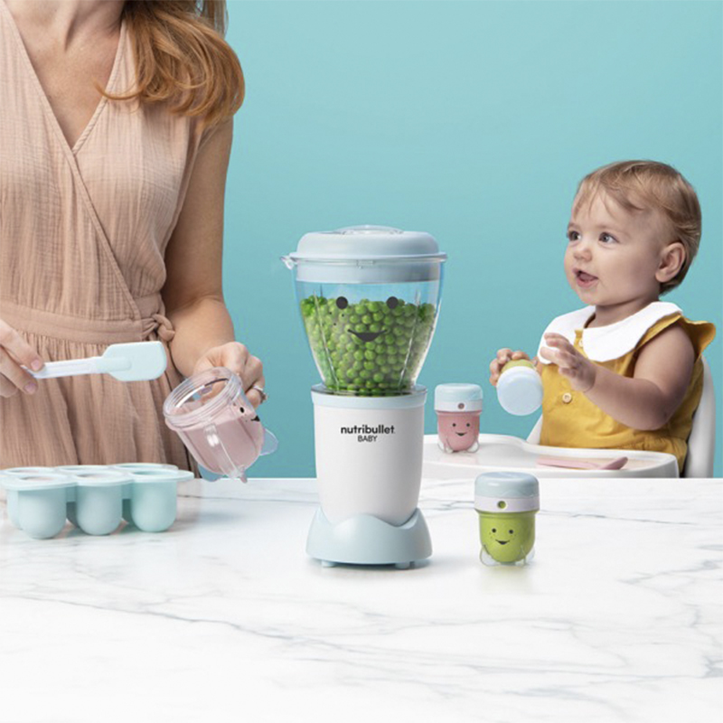 Licuadora Nutribullet Baby 20pcs 200w Plástico Color Celeste
