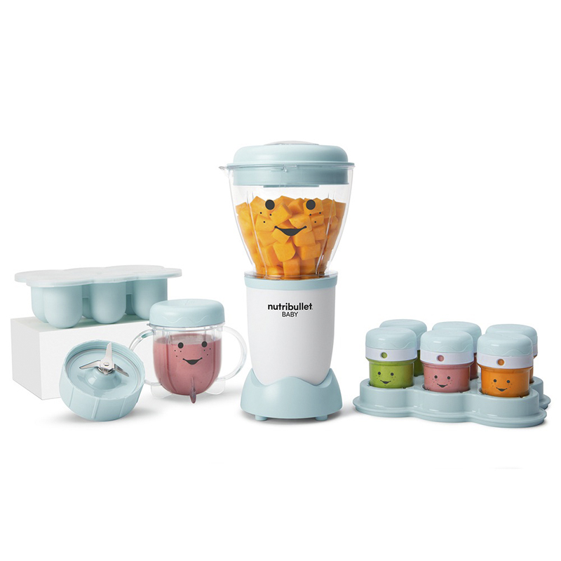 Licuadora Nutribullet Baby 20pcs 200w Plastico Color Celeste Almacenes Boyaca