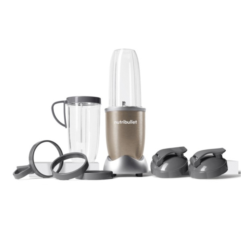Licuadora Nutribullet 8pcs 900w Jarra Plástico Color Champagne
