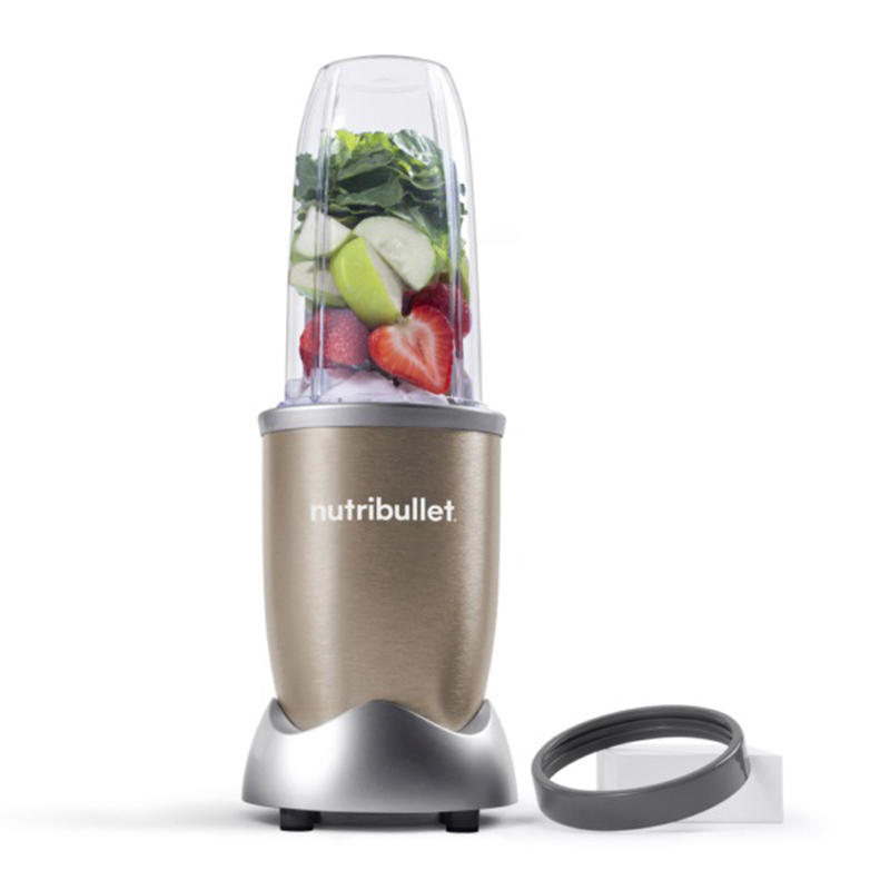 Licuadora Nutribullet 8pcs 900w Jarra Plástico Color Champagne