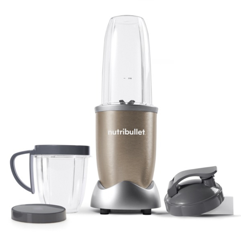 Licuadora Nutribullet 8pcs 900w Jarra Plástico Color Champagne