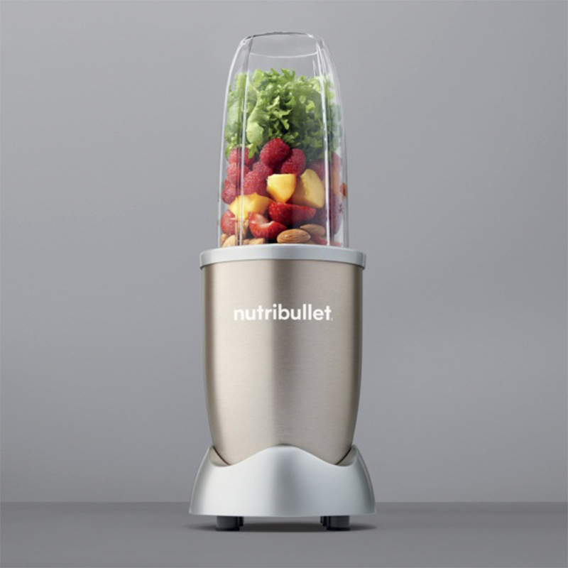 Licuadora Nutribullet 8pcs 900w Jarra Plástico Color Champagne