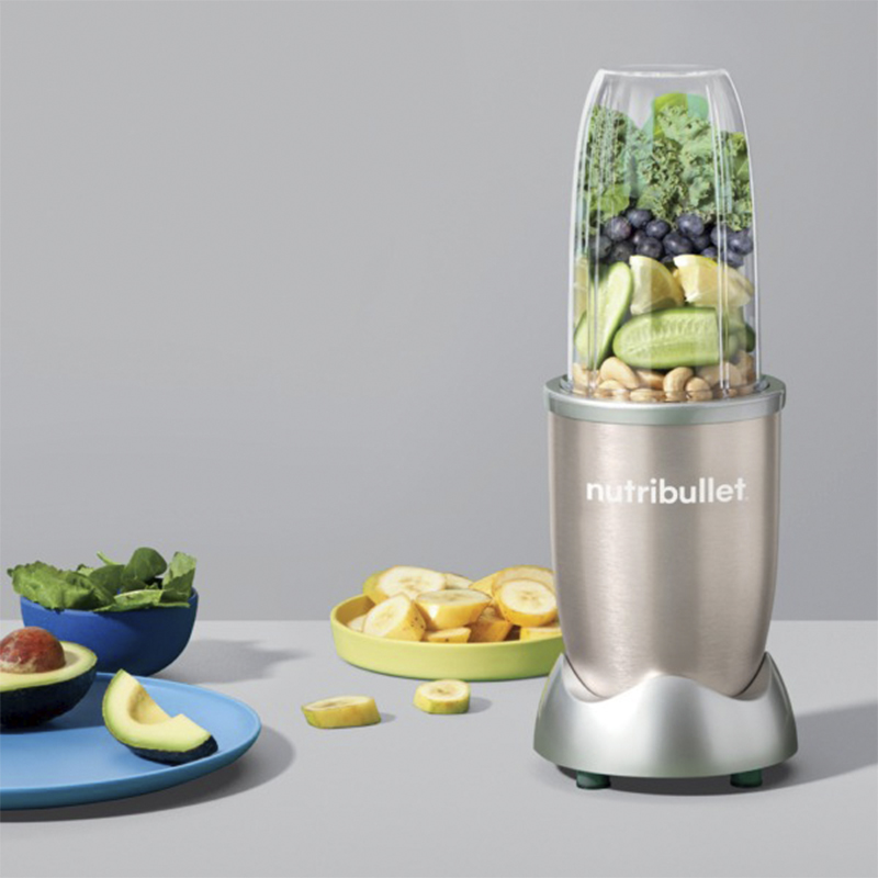 Licuadora Nutribullet 8pcs 900w Jarra Plástico Color Champagne