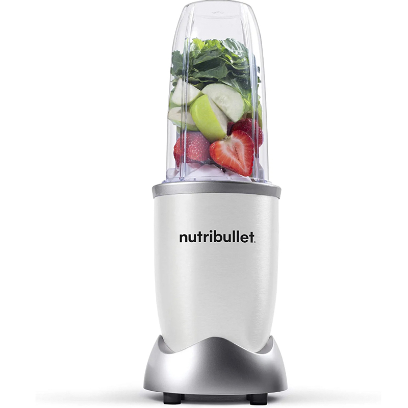 Licuadora Nutribullet 8pcs 900w Jarra Plástico Color Blanco Mate