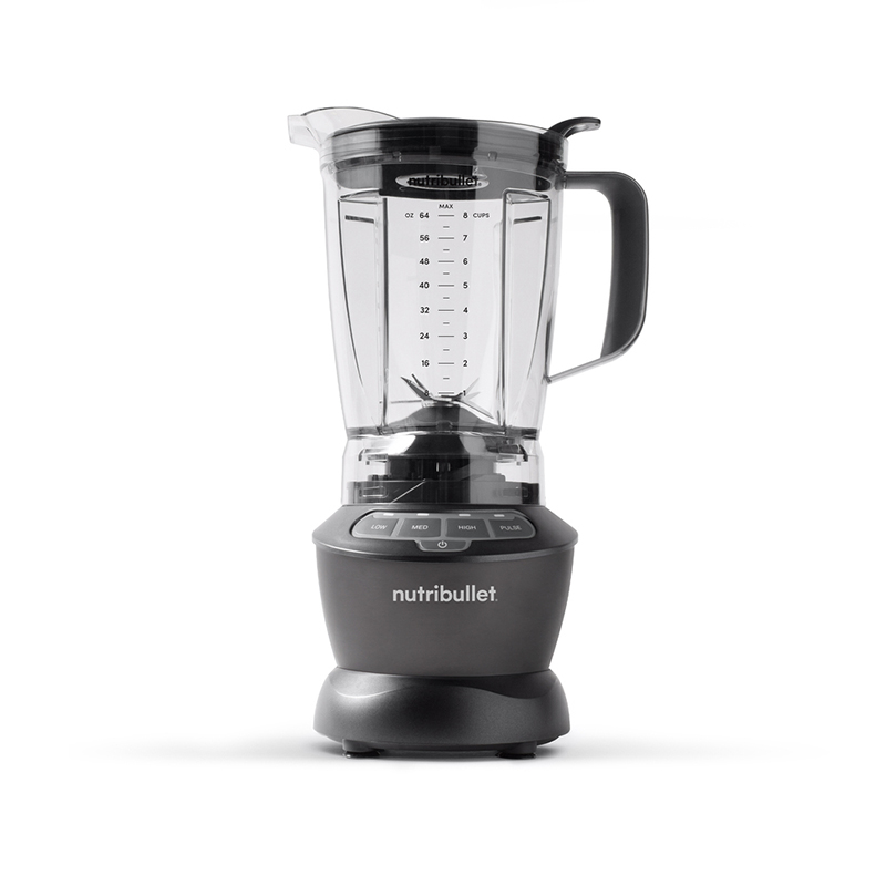 Licuadora Nutribullet 10pcs 4 Velocidades 1200w Jarra Plástico 1.8lts Color Gris
