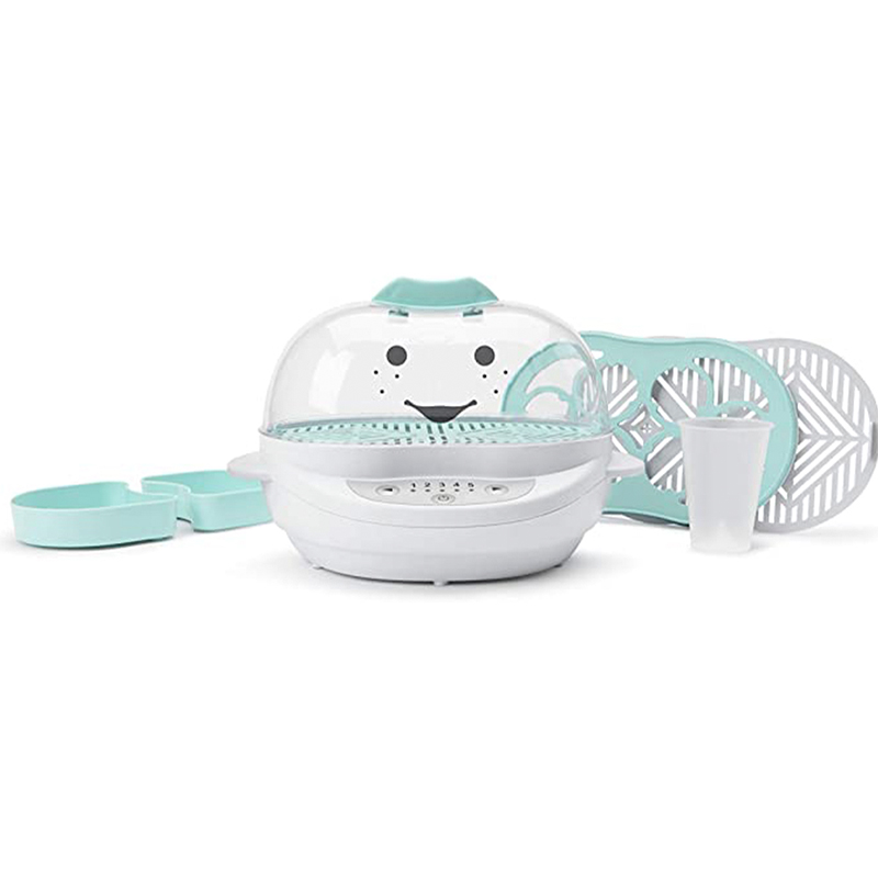 Vaporera de Cocción Nutribullet Baby De Alimentos 8pcs Plástico 5 Ajustes Color Celeste