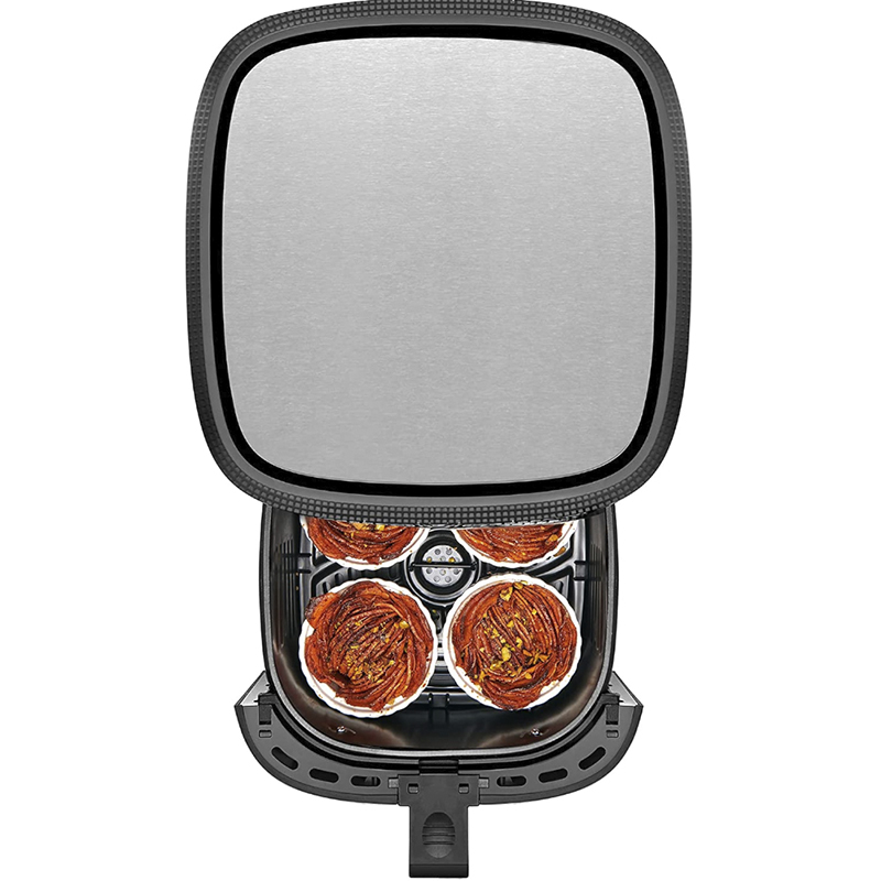 Freidora de Aire 5lts Turbo Pantalla Touch 1500w Acero Inoxidable Chefman
