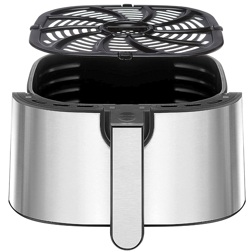 Freidora de Aire 5lts Turbo Pantalla Touch 1500w Acero Inoxidable Chefman
