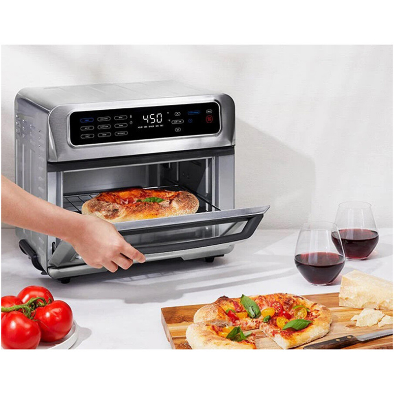 Horno Tostador Airfryer 9en1 20lts Pantalla Touch Acero Inoxidable Chefman
